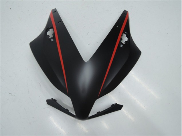 Preto Fosco Vermelho Carenagem Moto CBR 1000RR 2012-2016 Preto Fosco Vermelho Carenagem Moto CBR 1000RR 2012-2016