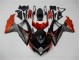 Preto Laranja Cinzento Carenagem Moto GSXR 600 / 750 K8 2008-2010