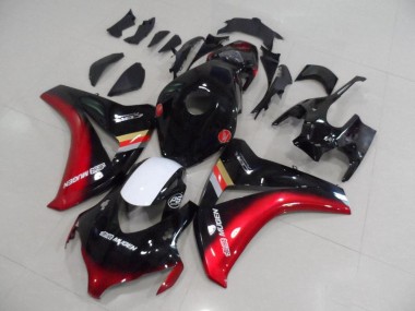 Preto Vermelho Mugen Abs Moto Plásticos CBR 1000RR 2008-2011