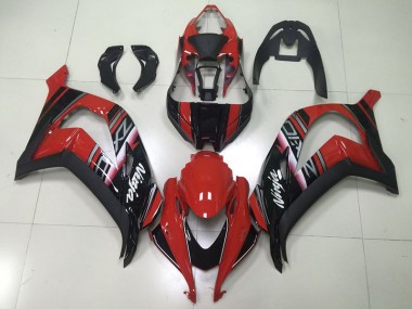 Preto Vermelho Ninja Carenagem Moto ZX10R 2016-2019