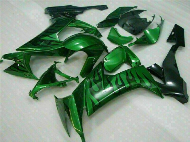 Verde Chama Carenagem Moto ZX10R 2008-2010 Verde Chama Carenagem Moto ZX10R 2008-2010
