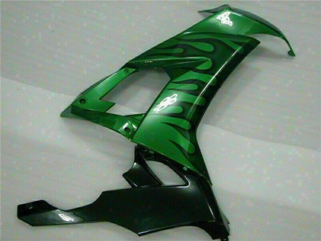 Verde Chama Carenagem Moto ZX10R 2008-2010 Verde Chama Carenagem Moto ZX10R 2008-2010