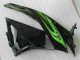 Verde Preto Carroçaria Moto ZX6R 2009-2012 Verde Preto Carroçaria Moto ZX6R 2009-2012