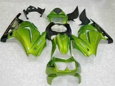 Verde Preto Moto Plástico EX250 2008-2012