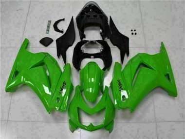 Verde Preto Ninja Abs Moto Plásticos EX250 2008-2012