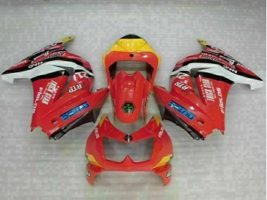 Vermelho Amarelo Carenagem Moto EX250 2008-2012