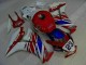 Vermelho Branco Azul 23 Carenagem Moto CBR 1000RR 2012-2016 Vermelho Branco Azul 23 Carenagem Moto CBR 1000RR 2012-2016
