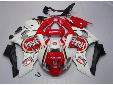 Vermelho Branco Lucky Strike Carenagem Moto S1000RR 2009-2014