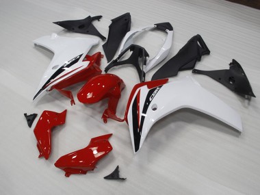 Vermelho Branco Preto Carenagem Moto CBR 600F 2011-2013