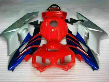 Vermelho Prata Azul Carenagem Moto CBR 1000RR 2004-2005