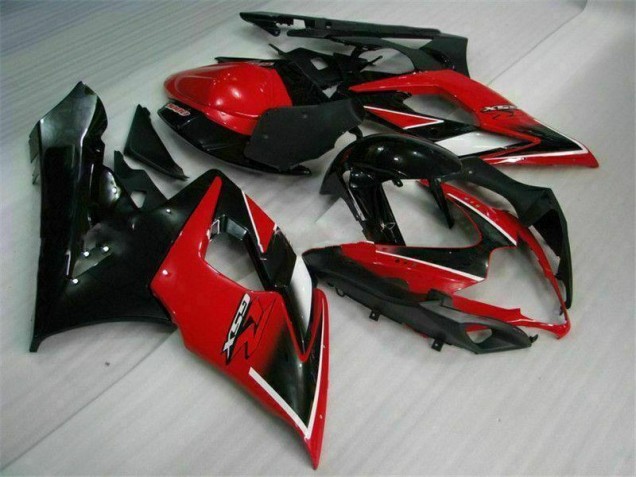 Vermelho Preto Abs Kit Carenagem & Plásticos Moto GSXR 1000 K5 2005-2006