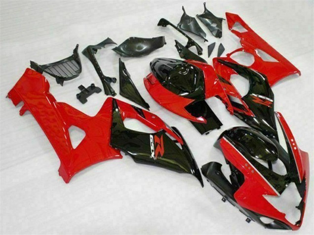 Vermelho Preto Abs Kits Completos Carenagem Moto GSXR 1000 K5 2005-2006 Vermelho Preto Abs Kits Completos Carenagem Moto GSXR 1000 K5 2005-2006