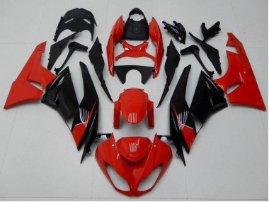 Vermelho Preto Carenagem Moto ZX6R 2009-2012