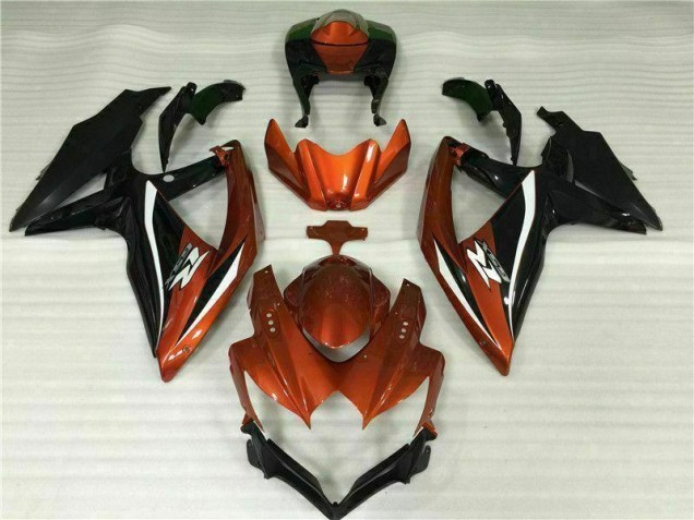 Vermelho Preto Carenagem & Plástico Moto GSXR 600 / 750 K8 2008-2010 Vermelho Preto Carenagem & Plástico Moto GSXR 600 / 750 K8 2008-2010