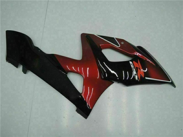 Vermelho Preto Kit Completo Carenagem Moto GSXR 1000 K5 2005-2006