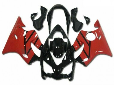 Vermelho Preto Kits Completo Carenagem Moto CBR 600 F4i 2004-2007